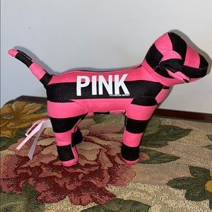 VS Pink 2011 pink & black striped dog
